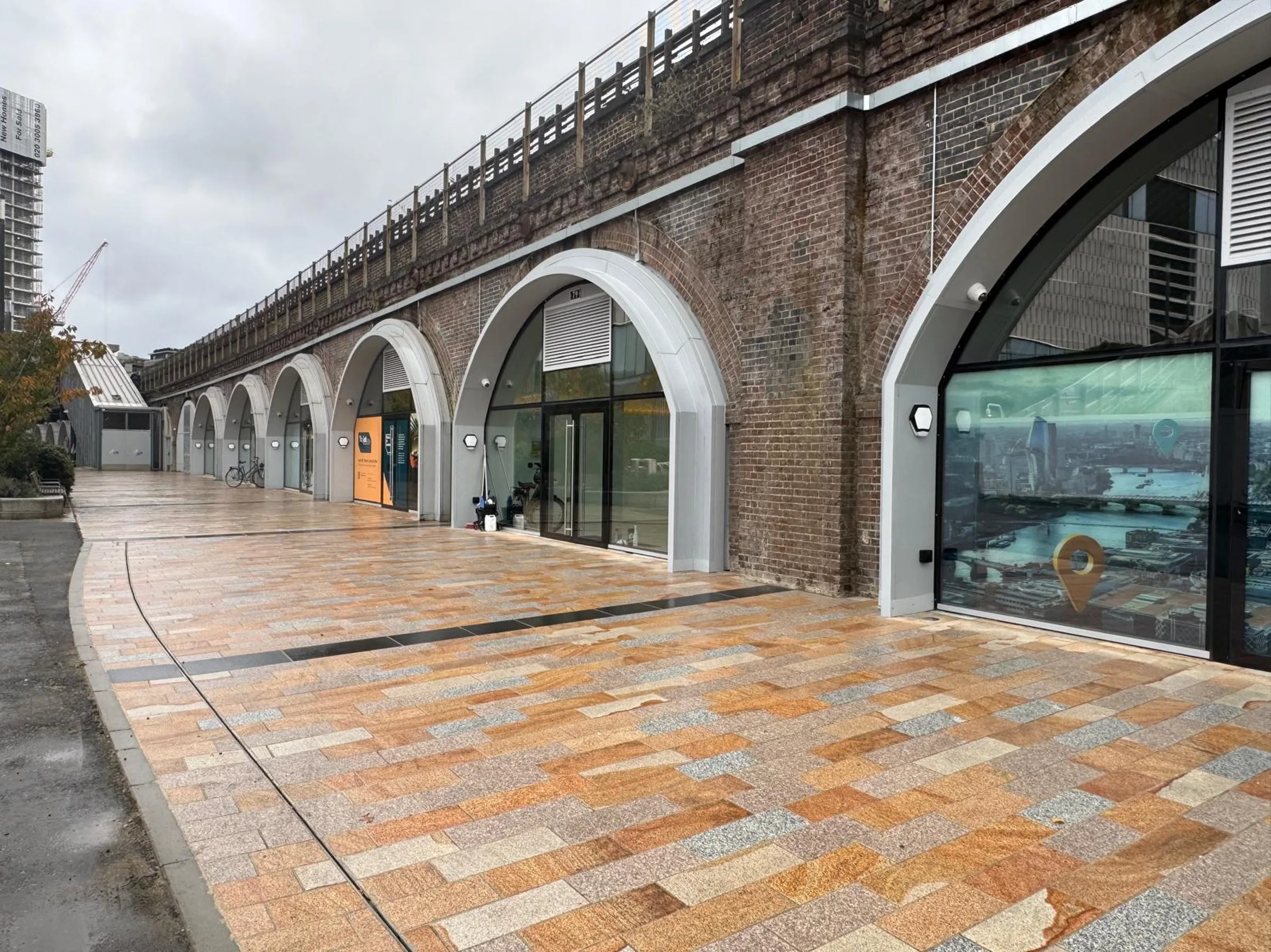 Image shows Wood Lane Arches regeneration project for Transport for London (TfL) Places for London